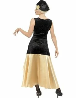 20's Gatsby Dames Kostuum, Zwart -PartyWonders Store 20s gatsby dames kostuum zwart 3