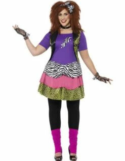 80s Curves Rock Chick Kostuum