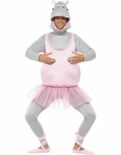 Ballerina Nijlpaard Kostuum