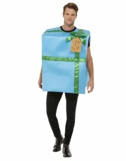 Cadeau Kostuum, Blauw -PartyWonders Store cadeau kostuum blauw 1