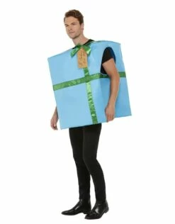 Cadeau Kostuum, Blauw -PartyWonders Store cadeau kostuum blauw 2