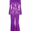 Catsuit "Disco", Paars