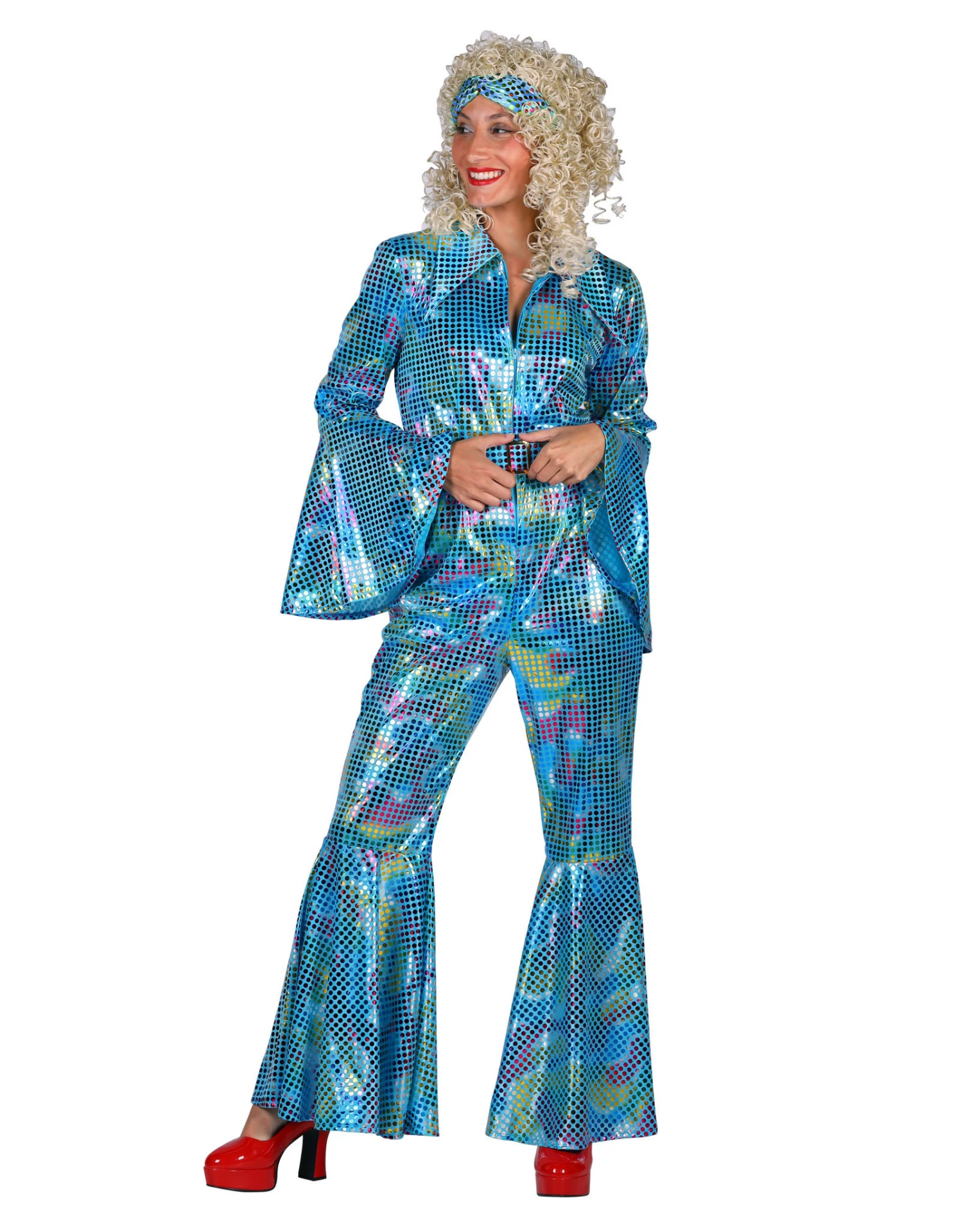 Catsuit "Disco" Turquoise 4 Catsuit "Disco" Turquoise - Image 2