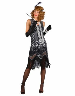 Charleston Jurk Catherine, Zilver -PartyWonders Store charleston jurk catherine zilver 2