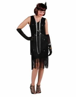 Charleston Jurk Fox, Zwart