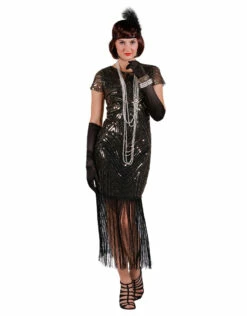 Charleston Jurk Ruby, Goud -PartyWonders Store charleston jurk ruby goud 2