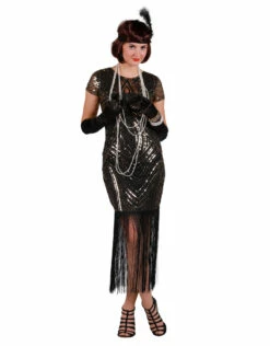 Charleston Jurk Ruby, Goud -PartyWonders Store charleston jurk ruby goud 3