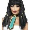 Cleopatra Pruik Zwart -PartyWonders Store cleopatra pruik zwart
