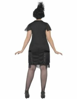 Curves Flapper Charleston Jurkje, Zwart -PartyWonders Store curves flapper charleston jurkje zwart 2