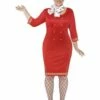 Curves Stewardess Kostuum -PartyWonders Store curves stewardess kostuum