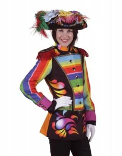 Damescolbert ''rainbow'', Mix Van Kleuren, Colbert Gevoerd -PartyWonders Store damescolbert rainbow mix van kleuren colbert gevoe 3