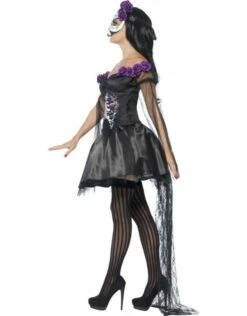 Day Of The Dead Senorita Kostuum -PartyWonders Store day of the dead senorita kostuum 4