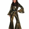 Disco Catsuit "Studio 54", Goud -PartyWonders Store disco catsuit studio 54 goud