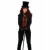 Dracula Dame, Zwart-Rood -PartyWonders Store dracula dame zwart rood