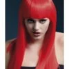 Fever Alexia Pruik Neon Rood -PartyWonders Store fever alexia pruik neon rood
