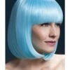 Fever Elise Pruik, Neon Aqua -PartyWonders Store fever elise pruik neon aqua