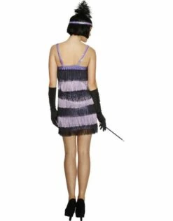 Fever Flapper Charleston Kostuum, Paars -PartyWonders Store fever flapper charleston kostuum paars 2
