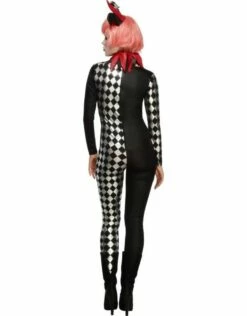 Fever Harlekijn Jester Kostuum Voor Vrouwen -PartyWonders Store fever harlekijn jester kostuum voor vrouwen 2