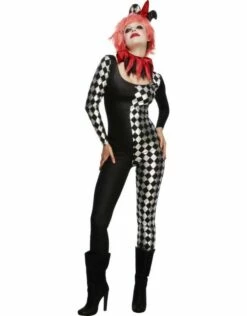 Fever Harlekijn Jester Kostuum Voor Vrouwen