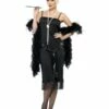 Flapper Charleston Kostuum, Zwart 2 Flapper Charleston Kostuum, Zwart -PartyWonders Store flapper charleston kostuum zwart