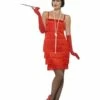 Flapper Kostuum, Rood -PartyWonders Store flapper kostuum rood 3