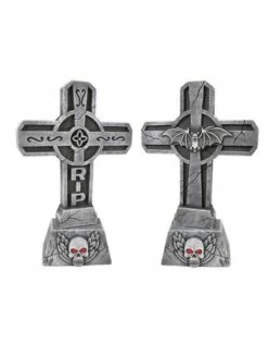 Grafsteen Kruis Met Licht En Geluid (56 Cm)