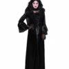 Halloween Jurk "Feronia", Zwart-Zwart -PartyWonders Store halloween jurk feronia zwart zwart