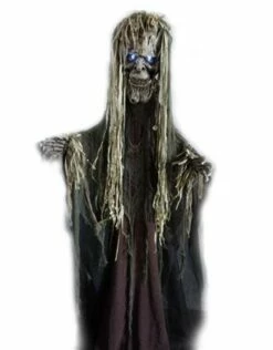 Halloweendecoratie Staande Pratende Boom Met Licht En Geluid (120 Cm)