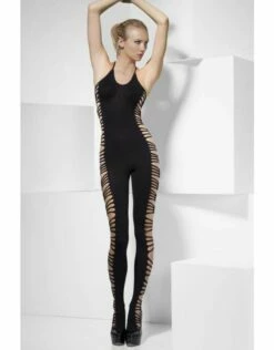 Halternek Bodysuit, Zwart