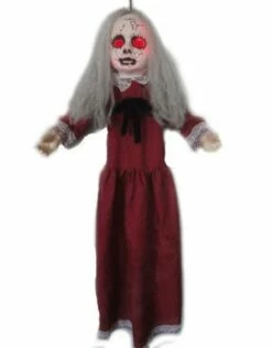 Hangdecoratie Halloween Meisje Met Licht (90 Cm)