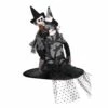 Heksenhoed Luxe Met Heks, Kind -PartyWonders Store heksenhoed luxe met heks kind