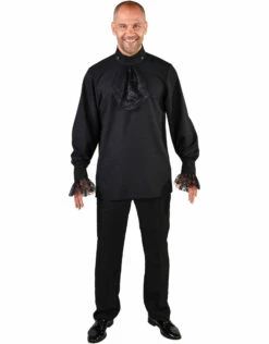 Hemd Steampunk Basic, Zwart