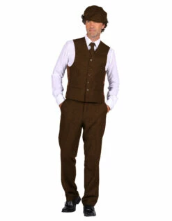 Heren Broek Peaky Blinders, Bruin