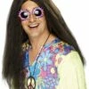 Hippie Pruik, Bruin -PartyWonders Store hippie pruik bruin