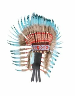 Indianentooi "Sioux" Deluxe Lang, Mix Van Kleuren