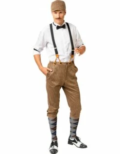 Jaren 20 Set, Bruin (3-delig)