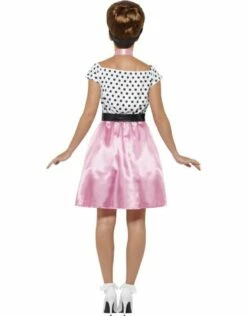 Jaren 50 Rock & Roll Kostuum, Pink -PartyWonders Store jaren 50 rock roll kostuum pink 2