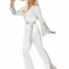 Jaren 70 Disco Dameskostuum, Wit 1 Jaren 70 Disco Dameskostuum, Wit -PartyWonders Store jaren 70 disco dameskostuum wit