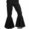 Jaren 70 Herenbroek, Zwart -PartyWonders Store jaren 70 herenbroek zwart