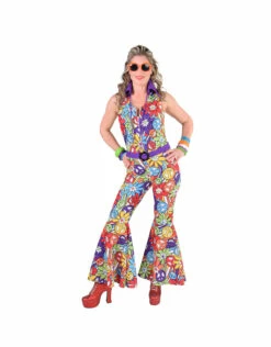 Jaren 70 Jumpsuit HIppie Smile