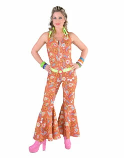 Jaren 70 Jumpsuit Paisley