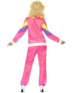 Jaren 80 Trainingspak, Roze -PartyWonders Store jaren 80 trainingspak roze 1