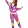 Jaren 80 Trainingspak, Roze -PartyWonders Store jaren 80 trainingspak roze