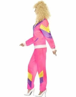 Jaren 80 Trainingspak, Roze -PartyWonders Store jaren 80 trainingspak roze 2