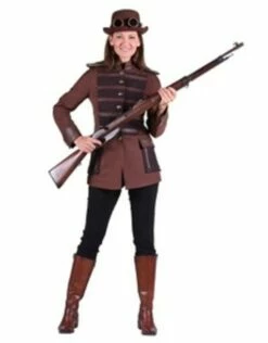 Jas Steampunk Dame ''Araminta'', Bruin