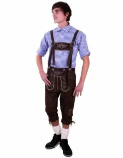 Lederhose Donkerbruin Knee-over -PartyWonders Store lederhose donkerbruin knee over 4