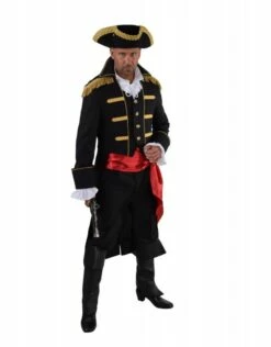 Mantel "Admiraal", Zwart