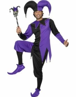 Middeleeuwse Nar Kostuum -PartyWonders Store middeleeuwse nar kostuum 2