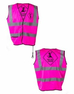 Neon Waarschuwingsvest Met Flessenhouder & Opener