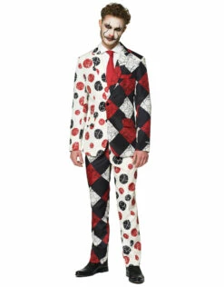Suitsmeister Halloween Red Clown Voor Heren